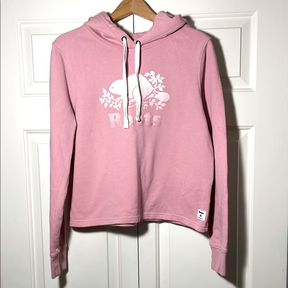 Roots Women's Pink Hoodie